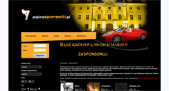 Desktop Screenshot of pieknesponsorki.pl