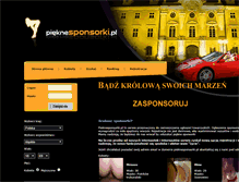 Tablet Screenshot of pieknesponsorki.pl